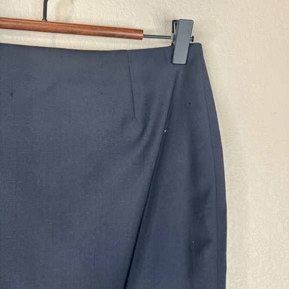 Escada Womens Rabah Pencil Skirt Size 38 Dark Blue Knee Length Career Classic‎ - Picture 3 of 16